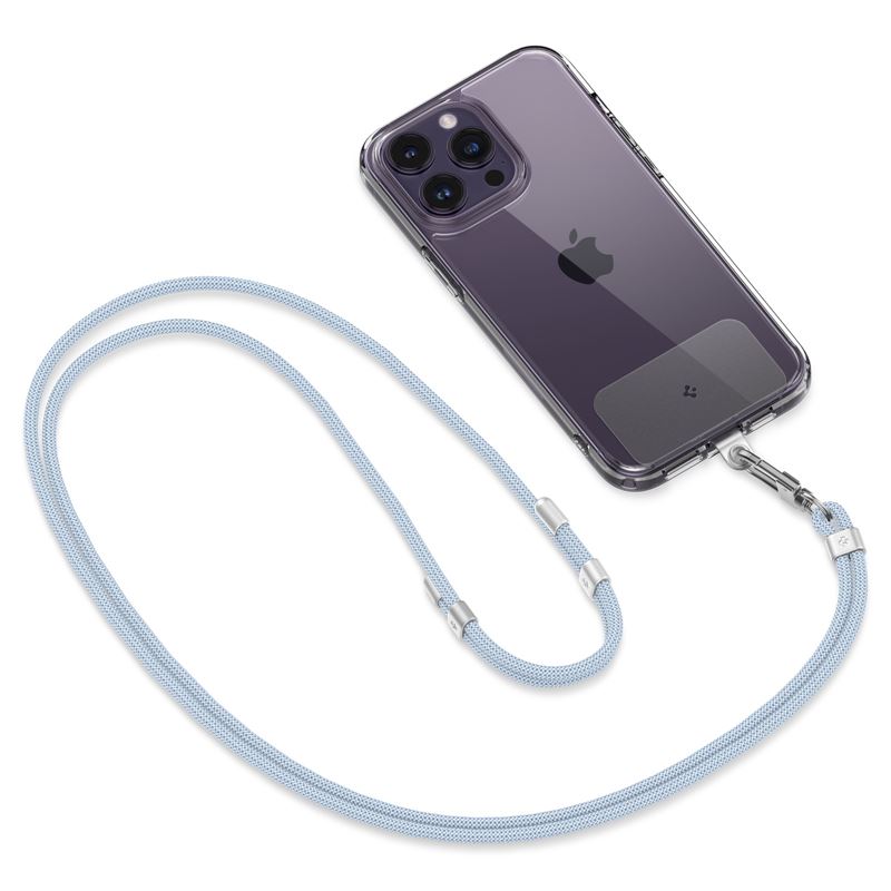 Set 2 curele Spigen, design crossbody/pentru incheietura, 790mm/220mm, albastru (Șnururi și Curele Telefon, AFA08364) by www.silkase.ro